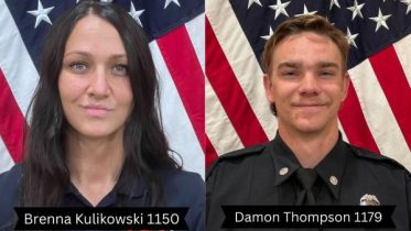 Fallen Firefighters Brenna Kulikowski, 31, and Damon Thompson, 21